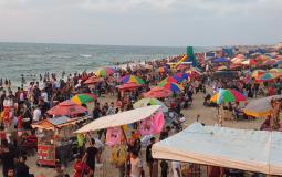 شاطئ بحر غزة