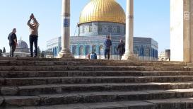 "نبأ" تتجول في باحات المسجد الأقصى المبارك ومسجد قبة الصخرة