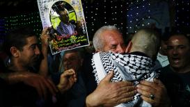 صور من استقبال الأسير المحرر نائل أبو العسل من مخيم عقبة جبر بأريحا