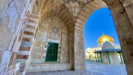 صور جمالية لباب المطهرة وبعض معالم المسجد الأقصى
