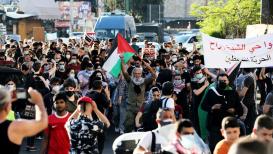 مسيرة حاشدة في لبنان تضامنا مع القدس وغزة
