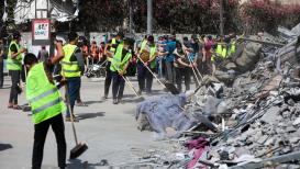 بلدية غزة تطلق أكبر حملة تطوعية بعنوان "حنعمرها" لتنظيف المدينة من آثار العدوان الإسرائيلي الأخير