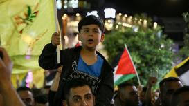 مسيرة في رام الله انتصارا للقدس وحي الشيخ جراح