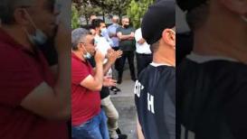 فعالية تضامنية رفضًا لمقتل الناشط نزار بنات من أمام السفارة الفلسطينية في الأردن