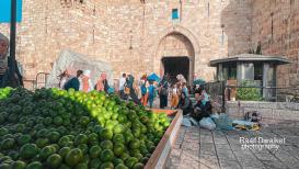 الأجواء في باب العامود بعدسة/ رائف دويكات