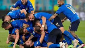 فرحة المنتخب الإيطالي