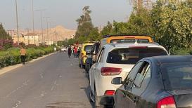 ازدحام كبير في استراحة أريحا للمواطنين الراغبين في السفر إلى الأردن