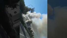 حريق كبير في "كريات شمونة" شمال فلسطين والتي تم استهدافها قبل أيام بصواريخ من تنظيم "حزب الله"