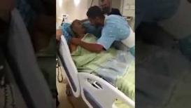 الشاب محمد علي خمايسي من بلدة كفر كنا بالداخل المحتل تبرع بجزء من كبده لإنقاذ حياة والده
