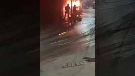 إحراق مركبة في مدينة أم الفحم بالداخل المحتل فجر اليوم