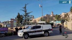 انتشار قوات الاحتلال الإسرائيلي في محيط الحرم الإبراهيمي بالخليل