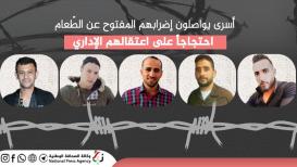 الأسرى المضربين عن الطعام
