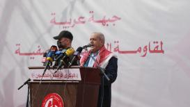 الجبهة الشعبية لتحرير فلسطين تُحيي الذكرى الـ54 لانطلاقتها وسط مدينة غزة