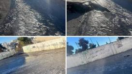 حالات الصقيع والانجماد في الضفة الغربية صباح اليوم