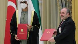 تركيا والإمارات توقعان 13 اتفاقية في مجالات الصناعة الدفاعية والصحة والاقتصاد