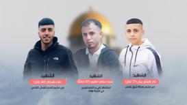 3 شهداء في فلسطين برصاص الاحتلال
