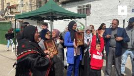 تكريم سيدات فلسطينيات في حي الشيخ جراح بالقدس المحتلة بمناسبة يوم المرأة العالمي