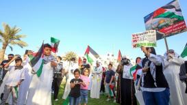 فعاليات تضامنية مع فلسطين ورفضا للاعتداءات الاسرائيلية على المسجد الاقصى في الكويت