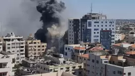 قصف مكتب الجزيرة