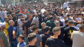 صور من جنازة تشييع شهداء جنين الذين ارتقوا صباح اليوم