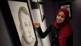 "لمعة ليل".. معرض فني يضم رسومات أنتجها 32 طفلاً داخل مركز بناة الغد بمحافظة خان يونس