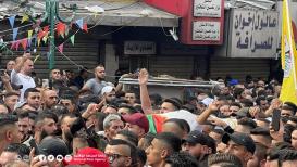 الآلاف يشيّعون الشهيد تامر الكيلاني في نابلس