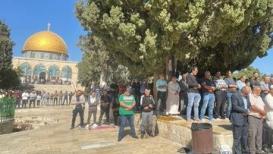 صلاة الجمعة في رحاب المسجد الأقصى المبارك