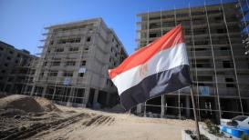 استمرار العمل في مدينة دار مصر شمال قطاع غزة