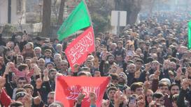 تظاهرة حاشدة في ولاية باتمان شرقي تركيا، تنديدًا بحرق نسخة من القرآن الكريم في السويد