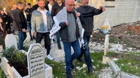 اللحظات الأولى للإفراج عن عميد الأسرى كريم يونس