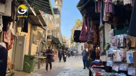 طريق الواد بالبلدة القديمة في القدس المحتلة