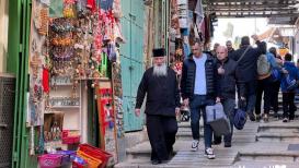 الأجواء في أزقة القدس القديمة