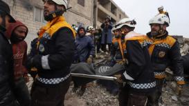 دمار كبير بالزلزال المدمر الذي ضرب الأراضي السورية