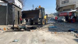 آثار العدوان على نابلس.. تصوير يزن حمايل