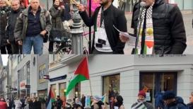 وقفة تضامنية في ألمانيا دعما للشعب الفلسطيني