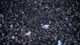 | تشييع جثامين شهداء مجزرة نابلس الذين ارتقوا صباح اليوم