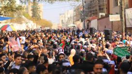 مسيرة طلابية حاشدة نصرة للقدس والأقصى ودعمًا للمقاومة بالضفة الغربية