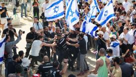 مواجهات عنيفة بين شرطة الاحتلال  والمستوطنين في "تل أبيب"