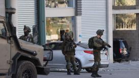 مكان اغتيال 3 شبان فلسطينيين قرب مفرق قرية صرّة جنوب غرب نابلس